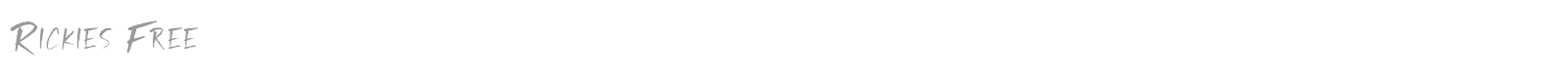 Rickies font preview
